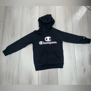 Champion Black Hoodie Sweater